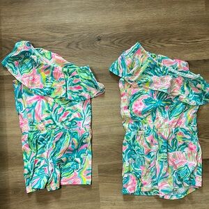 Colorful One-Shoulder Romper